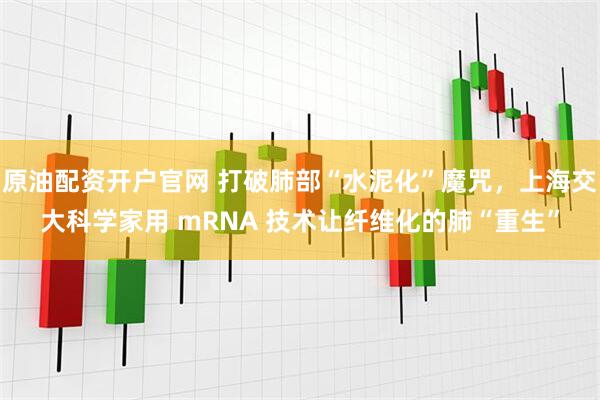 原油配资开户官网 打破肺部“水泥化”魔咒，上海交大科学家用 mRNA 技术让纤维化的肺“重生”